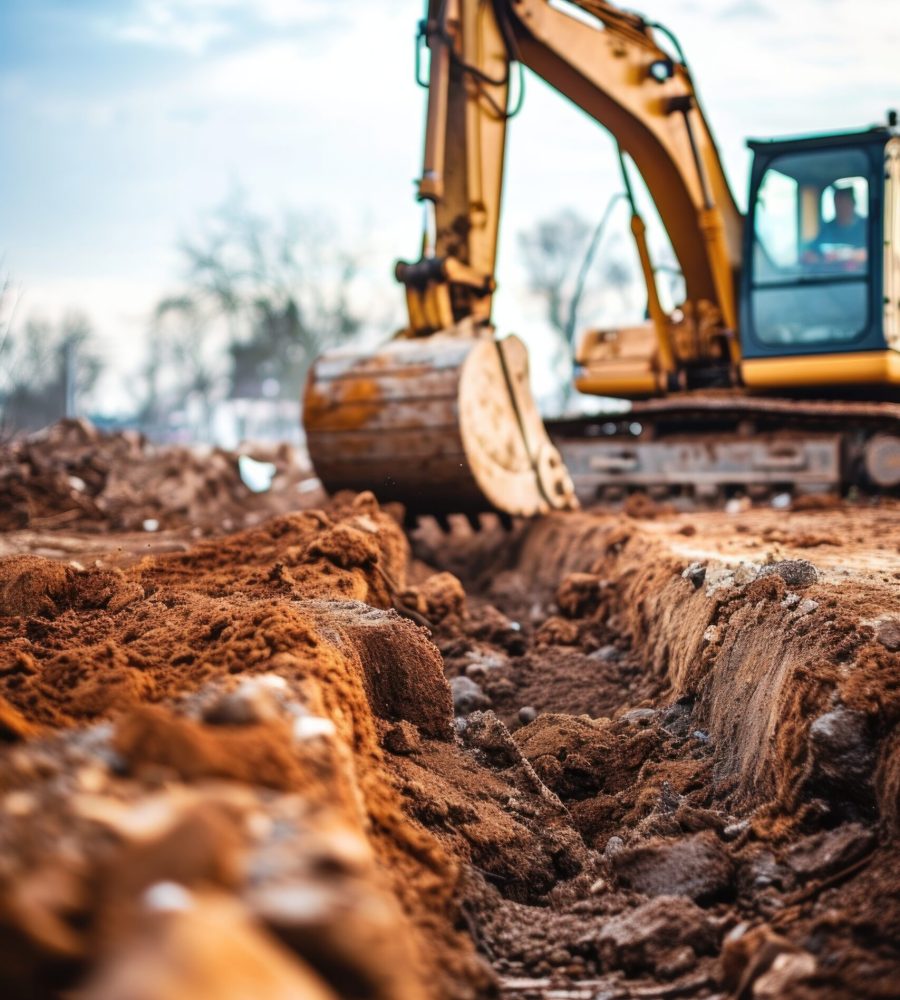 excavator in action digging land --ar 2:3 --v 6 Job ID: 17b49d35-12c5-483b-bd63-5779c857f8ca